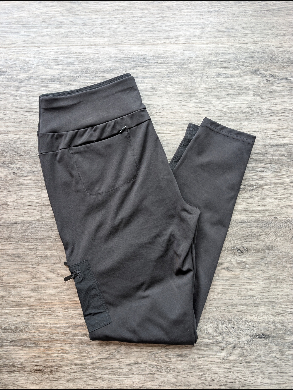 Athletic Works Black Kids' Active Leggings with Pocket